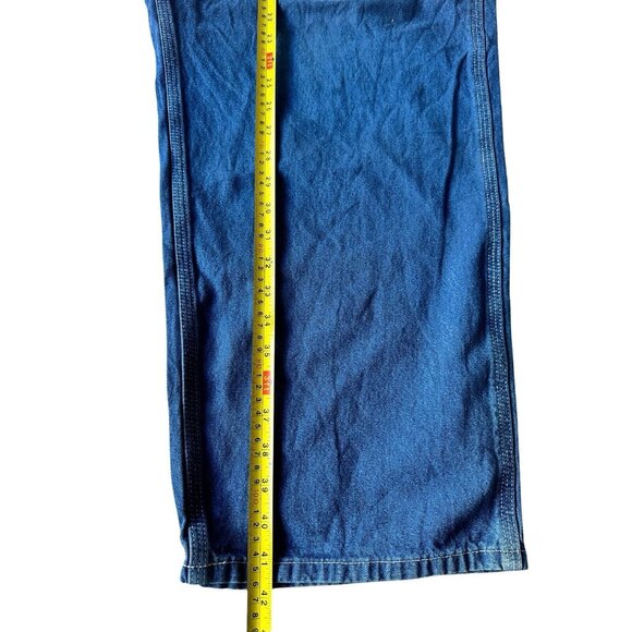Carhartt 90s Men’s Size 46x30 Carpenter‎ Workwear Denim Jeans Pants Blue - Picture 5 of 9